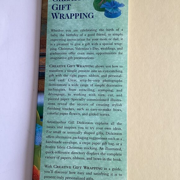Creative Gift Wrapping Hardback Book By Gill Dickinson Readers Digest - Picture 3 of 12